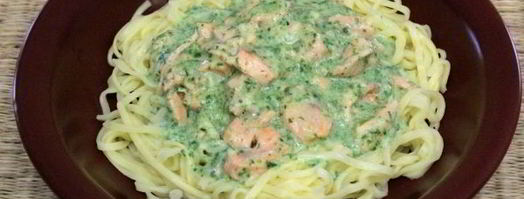 паста с лососем. Шаг 7