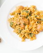 Паста с митболами