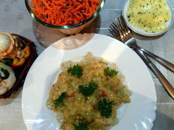 Рецепт пасты с сыром и цукини