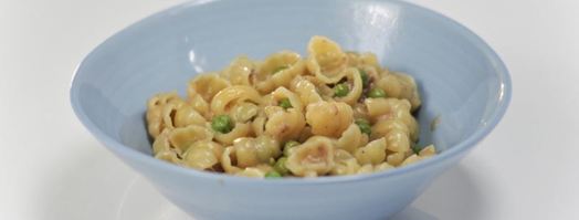 паста с зеленым горошком и тунцом. Шаг 4