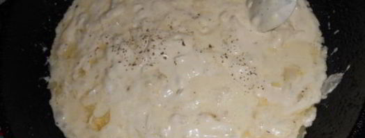 паста со сметанным соусом и брокколи. Шаг 3