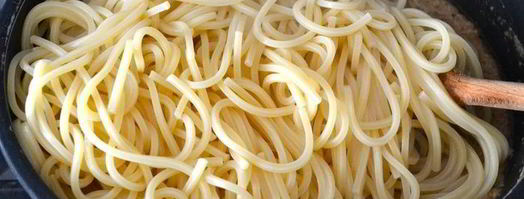 паста в сливочно-ореховом соусе. Шаг 6