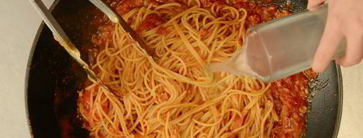 спагетти аматричана. Шаг 5