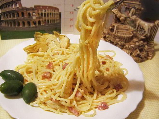 Рецепт спагетти карбонара