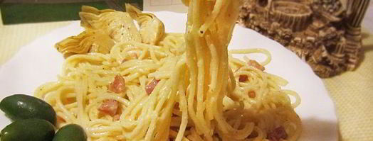 спагетти карбонара. Шаг 9