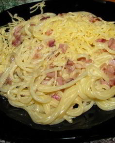 Спагетти под соусом карбонара