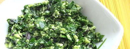 спагетти с базиликом, шпинатом и беконом. Шаг 3