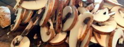 спагетти с грибами в сливочном соусе. Шаг 4