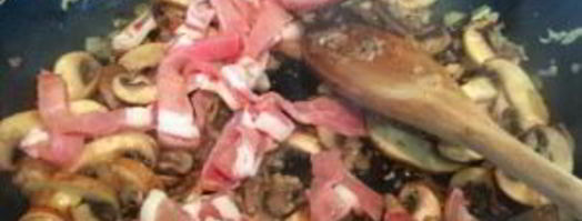 спагетти с грибами в сливочном соусе. Шаг 6