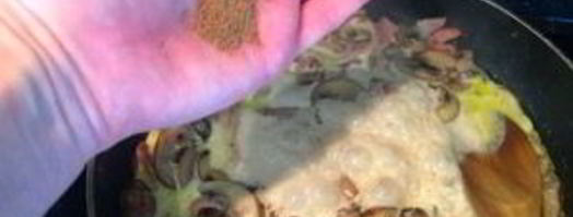 спагетти с грибами в сливочном соусе. Шаг 9