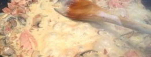 спагетти с грибами в сливочном соусе. Шаг 10