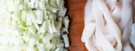 спагетти с кальмарами. Шаг 2