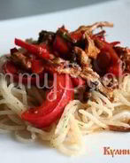 Спагетти с восточными нотками