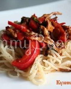 Спагетти с восточными нотками