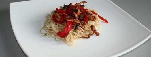 спагетти с восточными нотками. Шаг 28