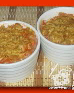 Запеченные макароны в томатном соке