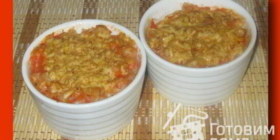 Запеченные макароны в томатном соке