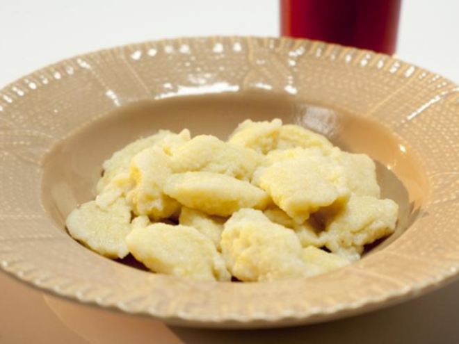 Рецепт манных клецек с киселем