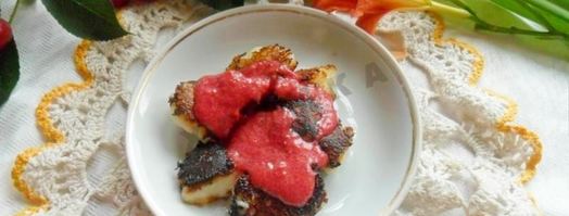 манные клецки с вишневым соусом. Шаг 5