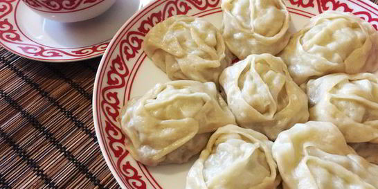 Манты с тыквой