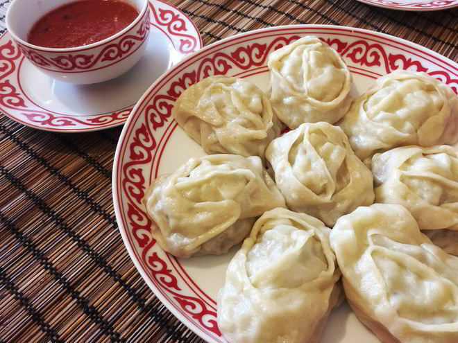 Рецепт мантов с тыквой