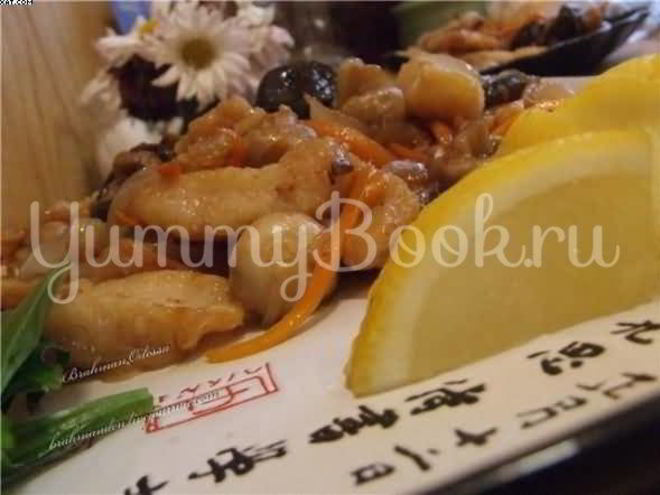 Рецепт филе пангасиуса, тушеное с овощами