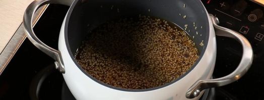 филе трески с соусом и кускус со шпинатом. Шаг 3