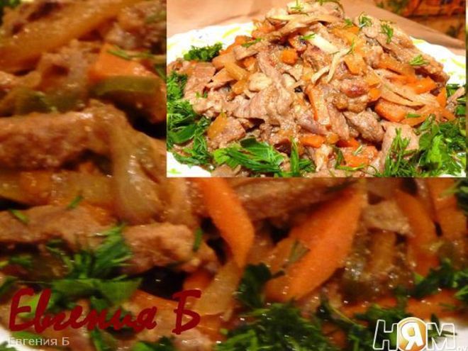 Рецепт говядины осенний микс