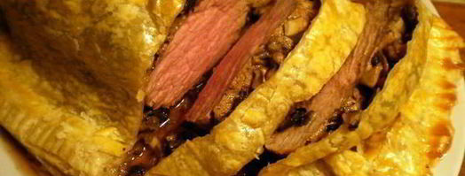 говядина с грибами в тесте. Шаг 14