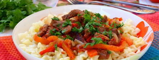 говядина с овощами и томатами. Шаг 6