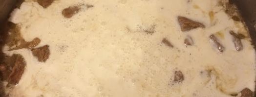 говядина в сметанном соусе. Шаг 6