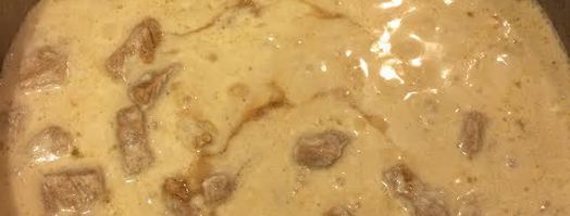 говядина в сметанном соусе. Шаг 7