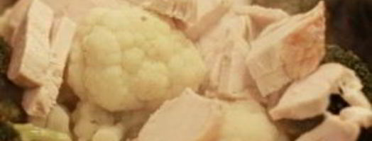 индейка с брокколи и цветной капустой. Шаг 4