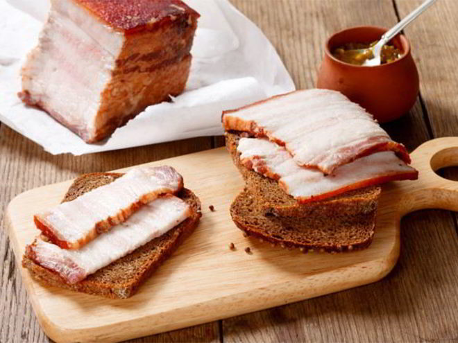 Рецепт копченого сала