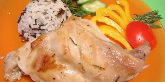 Кролик в белом вине