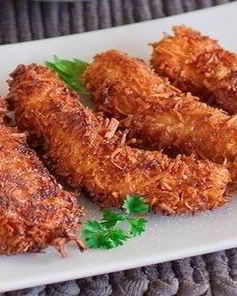 Куриная грудка в кокосовых хлопьях