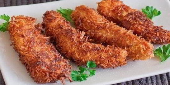 Куриная грудка в кокосовых хлопьях