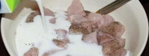 куриное филе в кефире на сковороде. Шаг 4