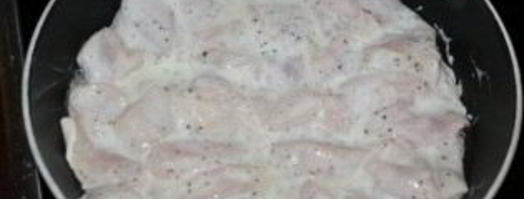 куриное филе в кефире на сковороде. Шаг 7