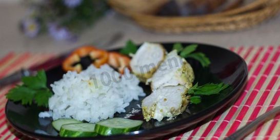 Куриное филе в рукаве в духовке