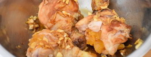 куриные голени с мандаринами. Шаг 10