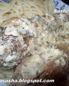 Куриные ножки с розмарином в сливочно-чесночном соусе