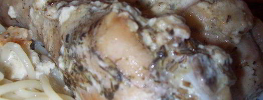 куриные ножки с розмарином в сливочно-чесночном соусе. Шаг 4