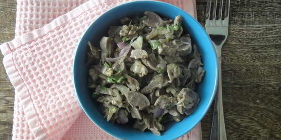 Куриные потрошка по-корейски