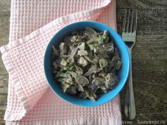 Рецепт куриных потрошка по-корейски