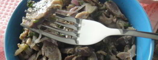 куриные потрошка по-корейски. Шаг 10