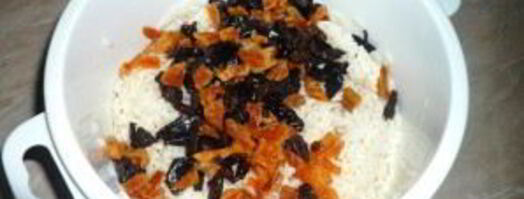 курица, фаршированная рисом и курагой. Шаг 3