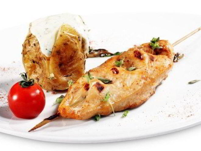 Рецепт курицы на гриле в средиземноморском чесночном масле