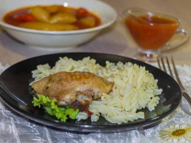 Рецепт курицы с чесноком в майонезе в духовке