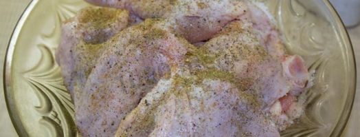 курица с чесноком в майонезе в духовке. Шаг 4